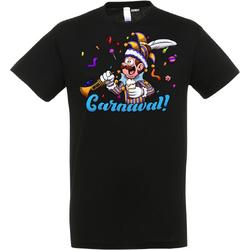 T-shirt Carnavalluh | Carnaval | Carnavalskleding Dames Heren | Zwart | maat M